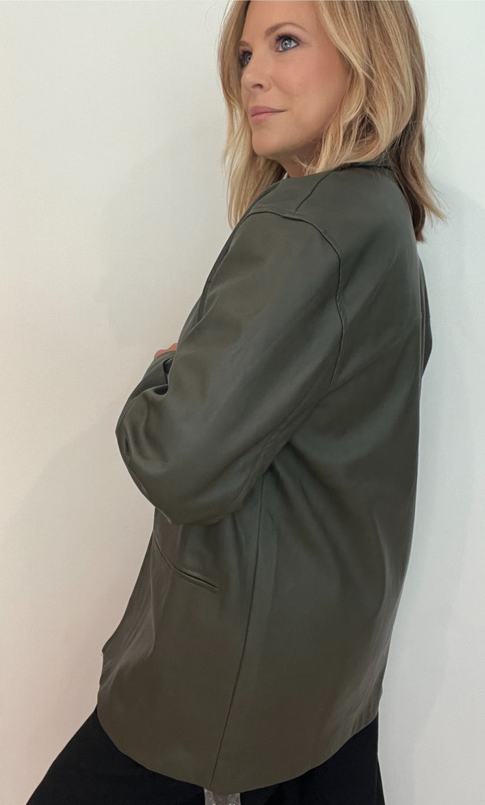 The Elizabeth Jacket-Dark Olive