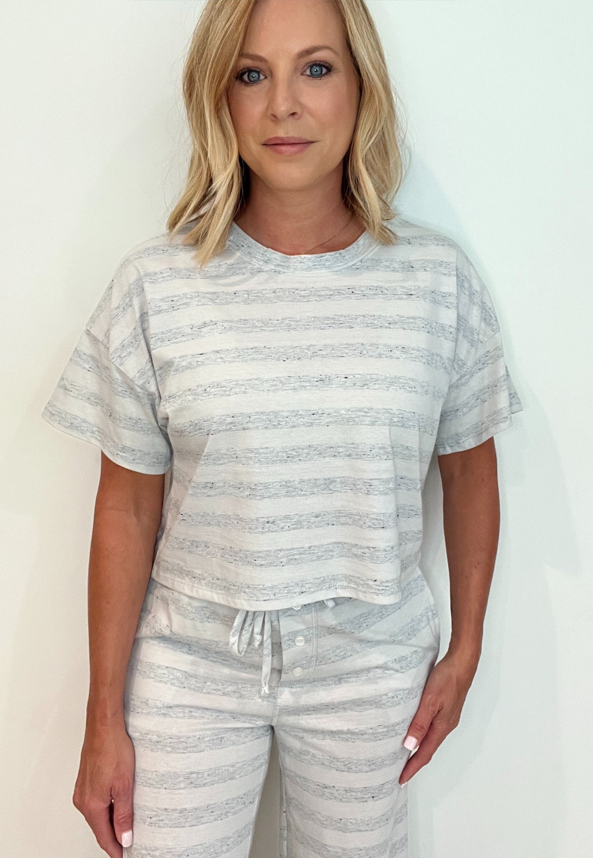 Set Sail Tee-Denim Grey