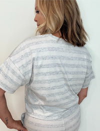 Set Sail Tee-Denim Grey