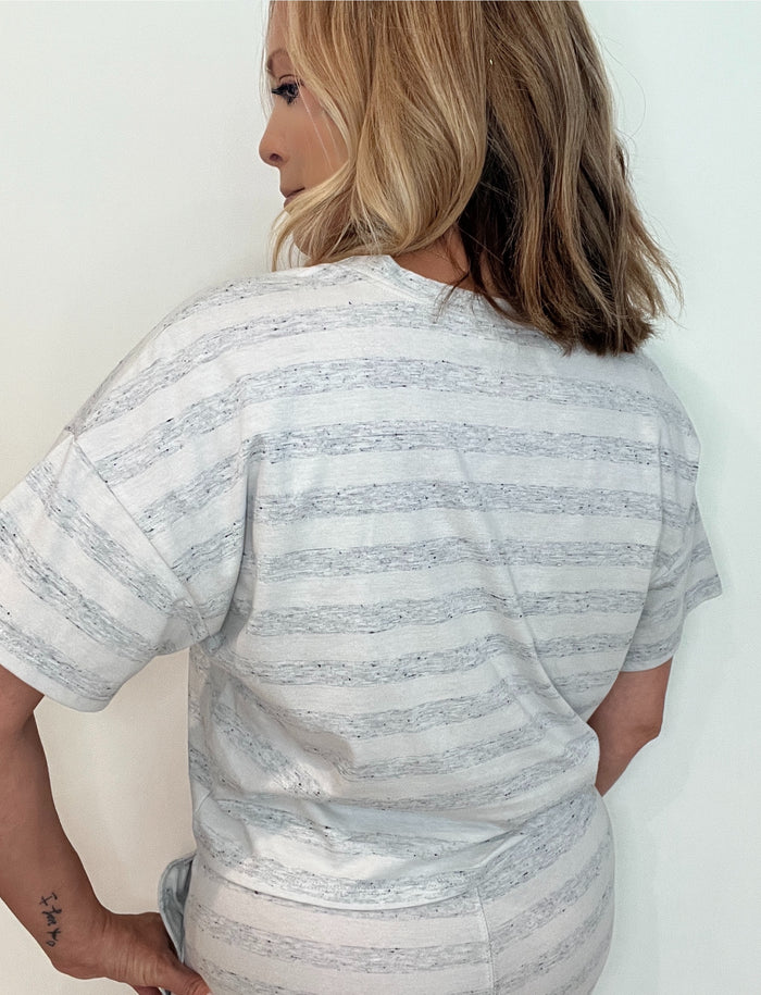Set Sail Tee-Denim Grey