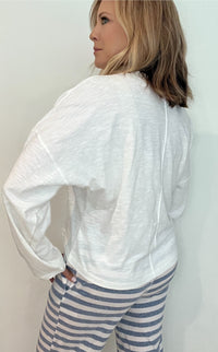 The Everyday Long Sleeve Tee-Off White