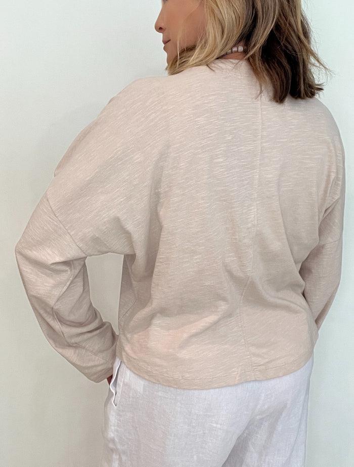 The Everyday Long Sleeve Tee-Nude