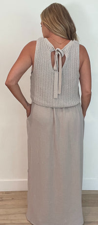 New Haven Dress-Misty Grey