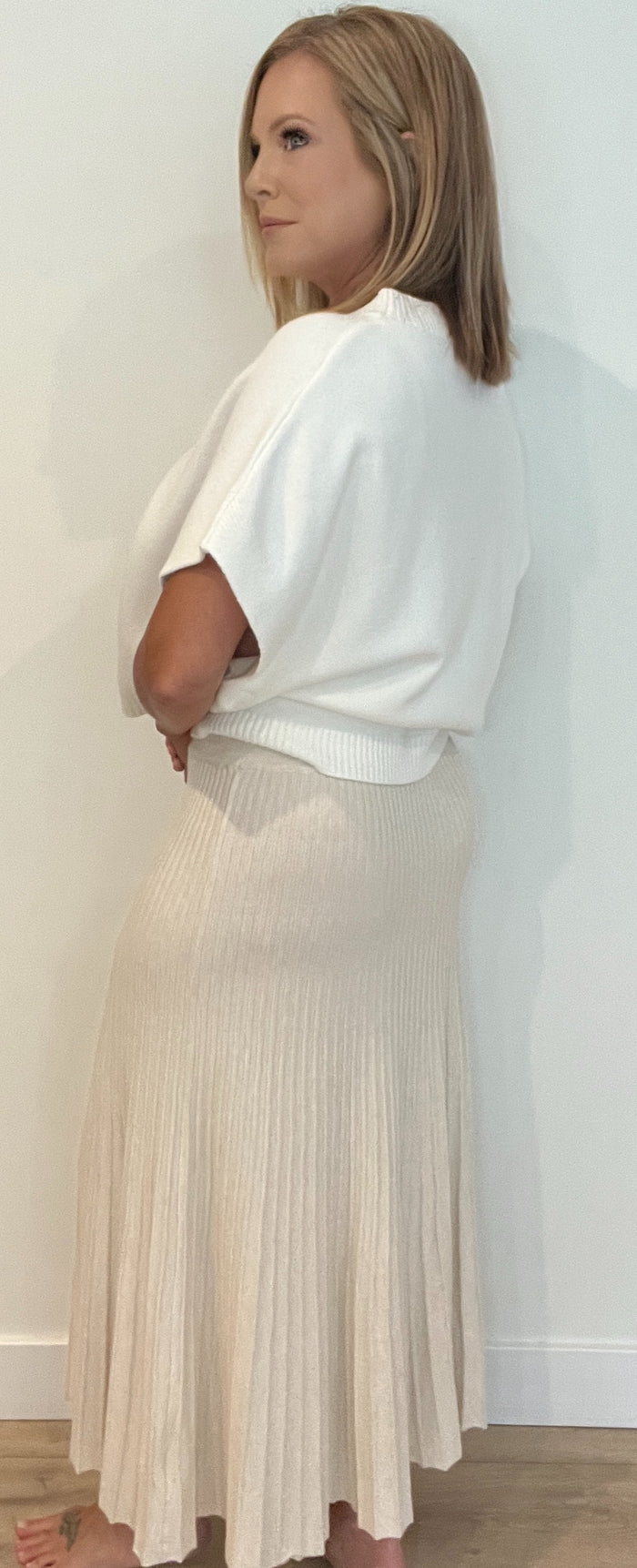 Sloan Pleated Skirt