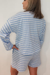 Autumn Blues Cotton Tee