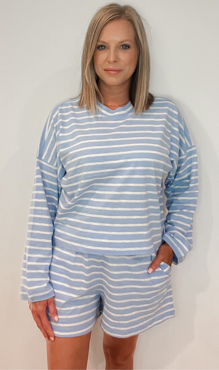 Autumn Blues Cotton Tee