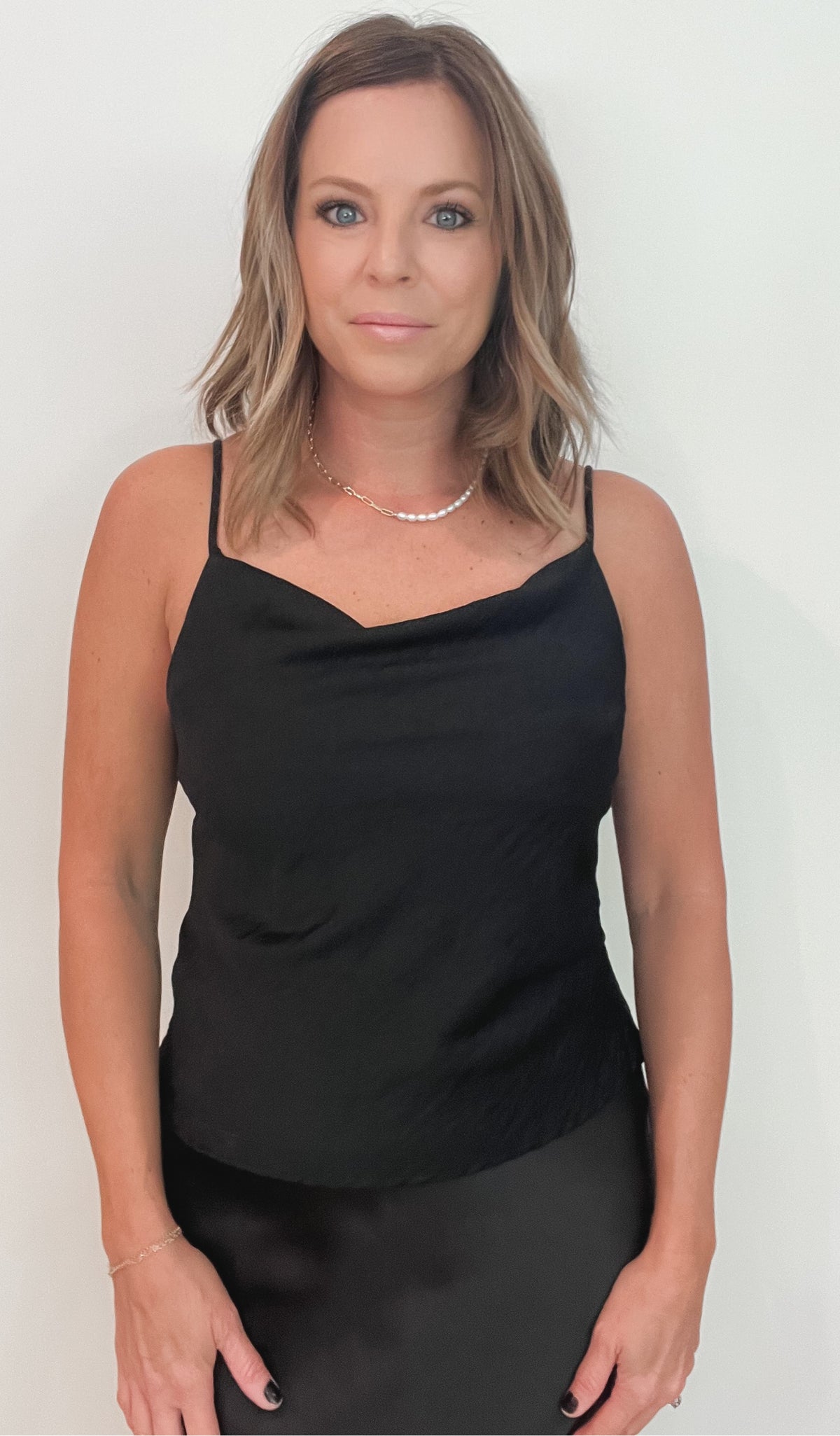 Cassidy Cami Tank-Black