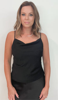 Cassidy Cami Tank-Black