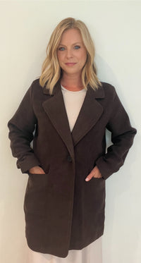 Brentwood Coat-Chocolate