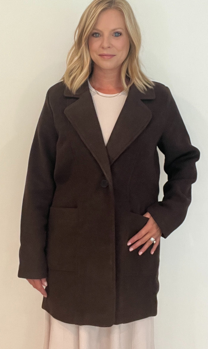 Brentwood Coat-Chocolate