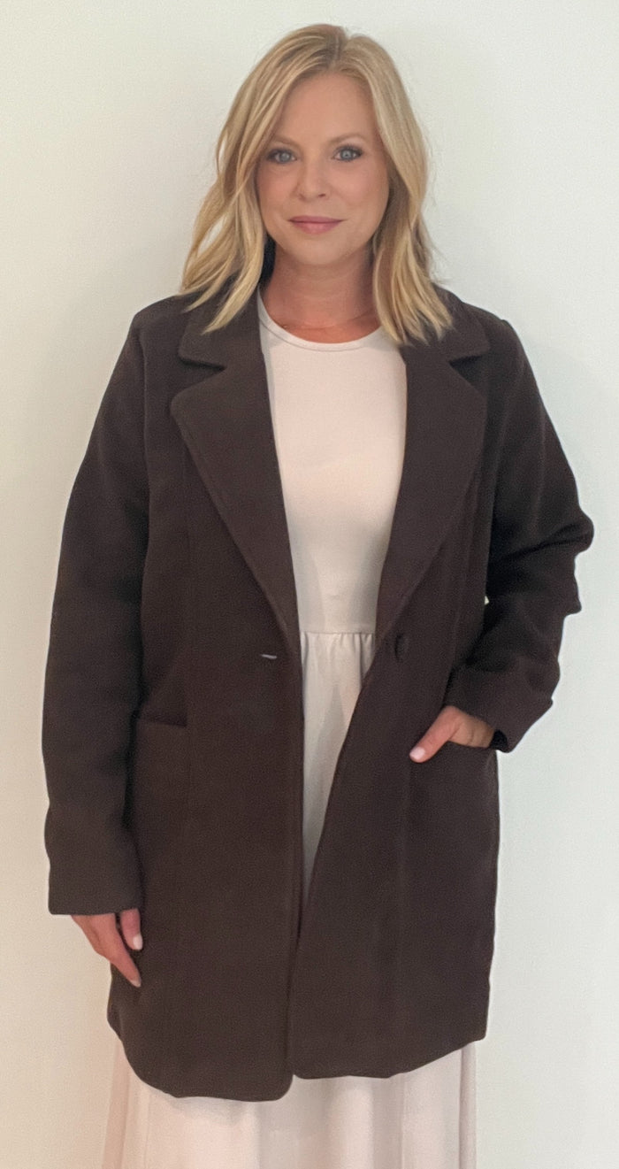 Brentwood Coat-Chocolate