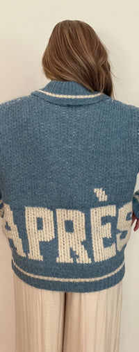 Apres Cardigan-French Blue