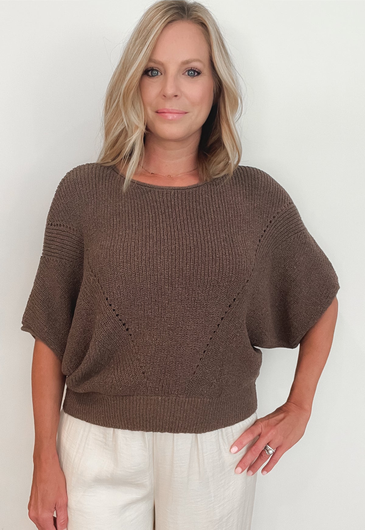Downing Earth Sweater-Espresso