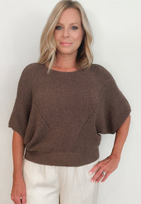 Downing Earth Sweater-Espresso