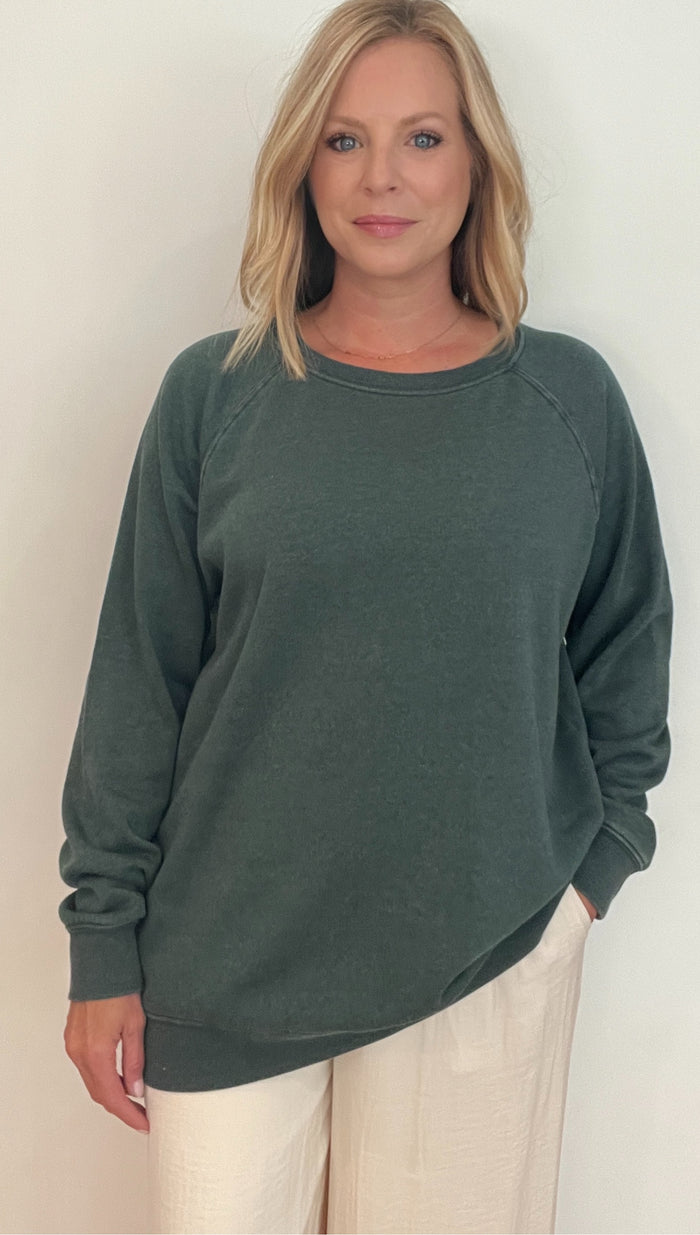 Hangout Sweatshirt-Pine