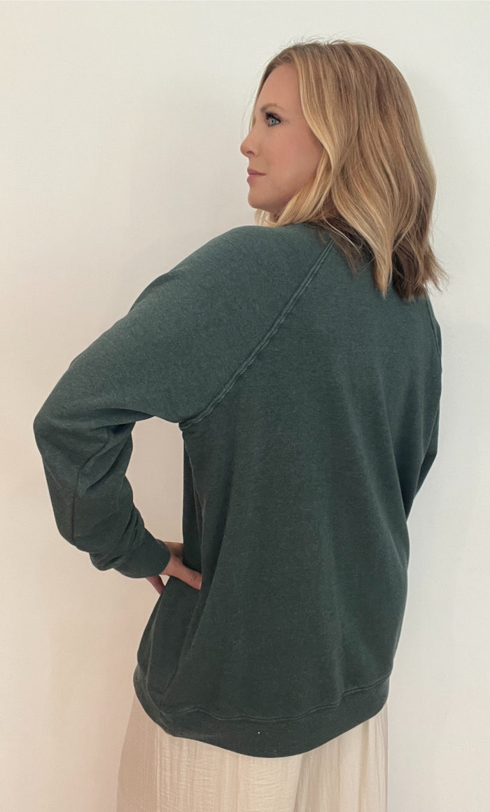 Hangout Sweatshirt-Pine