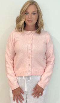 Khloe Cardigan-Baby Pink