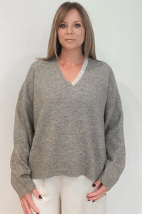 Torrey Contrast Sweater