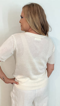 The Oxford Sweater-Cream