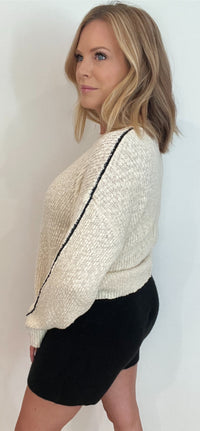 Anna Knit Shorts-Black