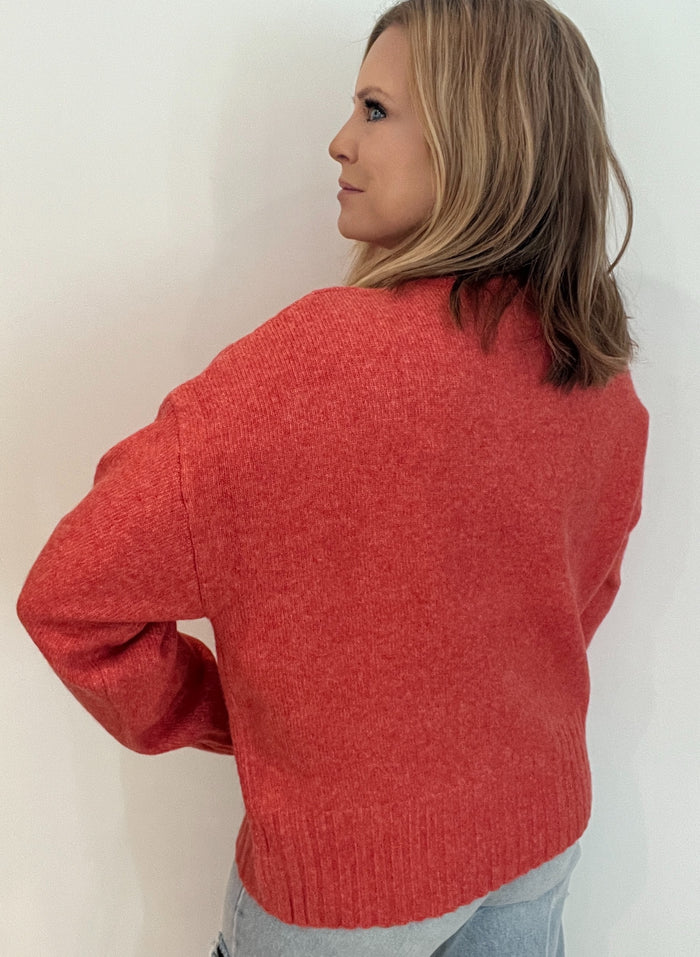 RESTOCKED-Fireside Sweater-Red/Orange