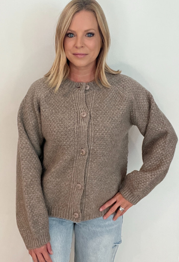 Toasted Taupe Cardigan