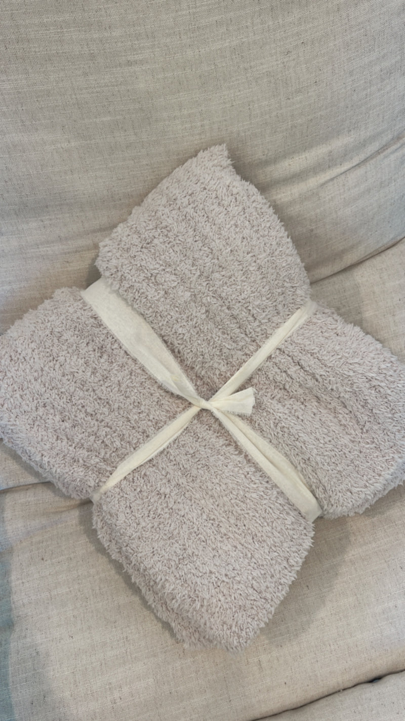 Solid Luxe Blanket-Sand