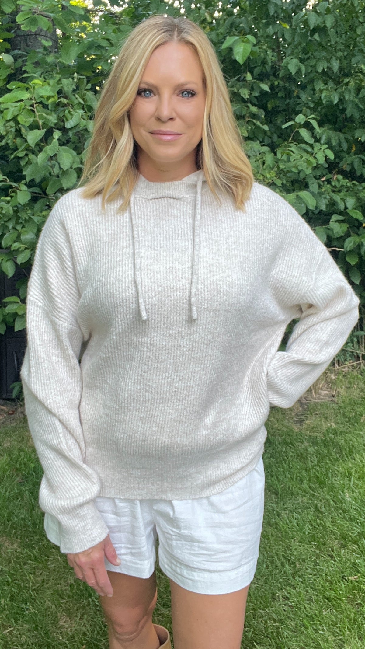 Timberline Hoodie Sweater-Natural