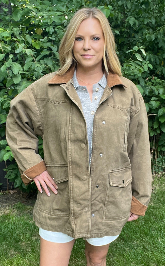 Fieldman Jacket-Olive Brown