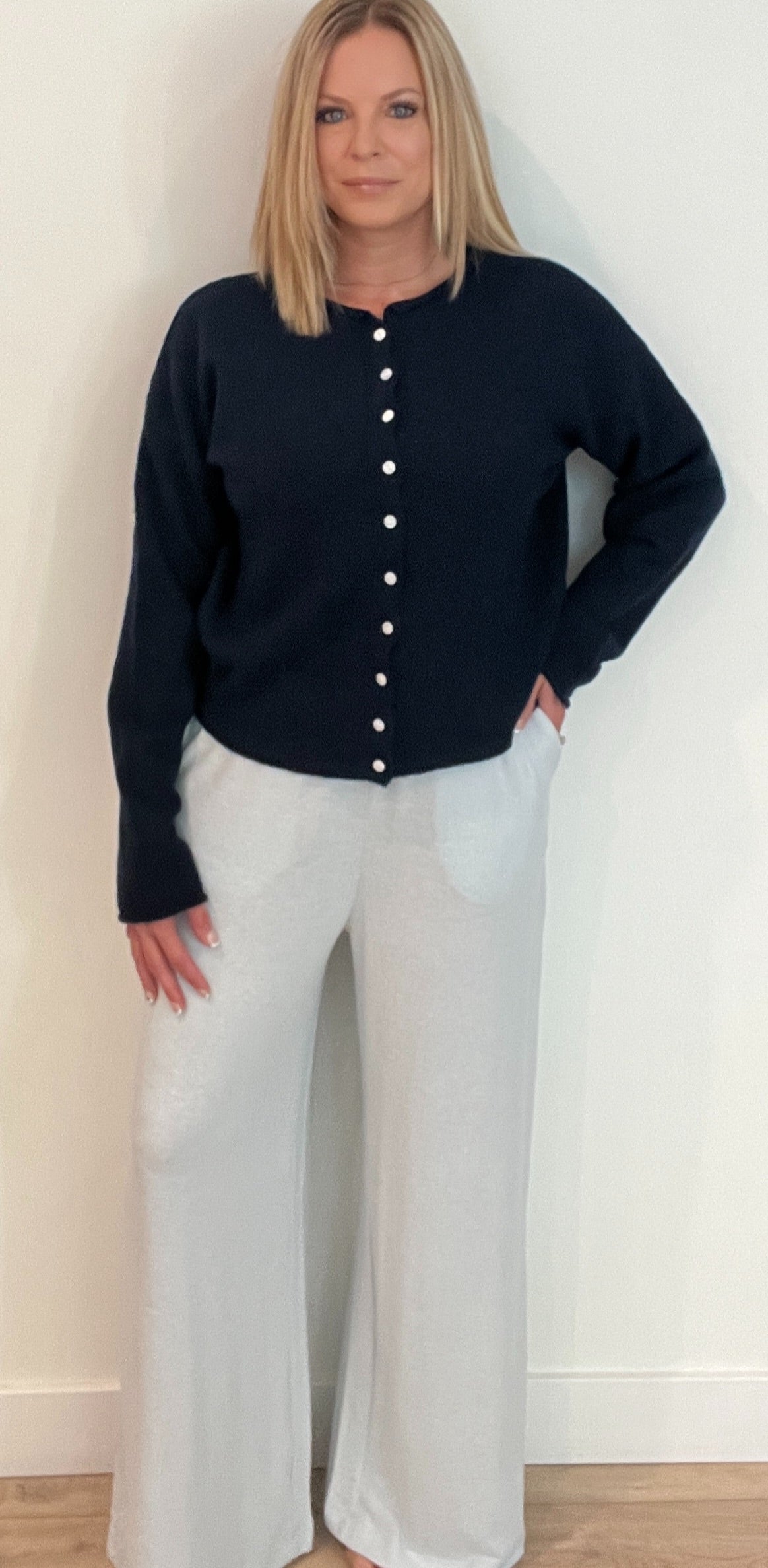 Blue Waters Lounge Pants-Ice Blue