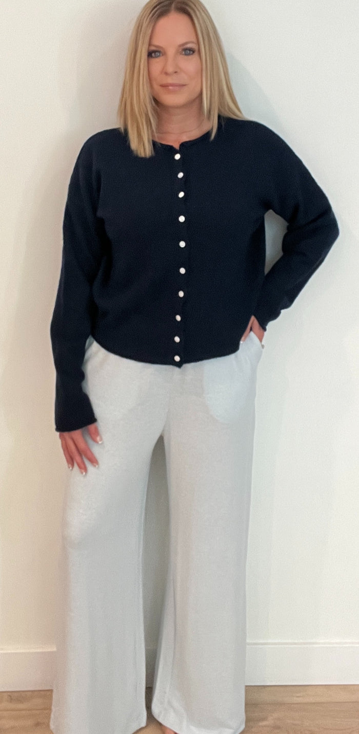 Blue Waters Lounge Pants-Ice Blue