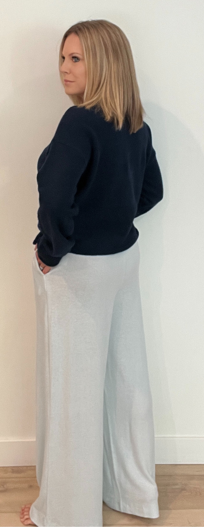 Blue Waters Lounge Pants-Ice Blue