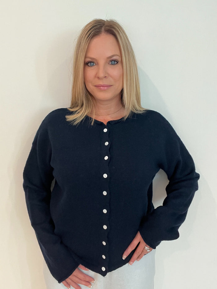 Shelby Cardigan-Navy