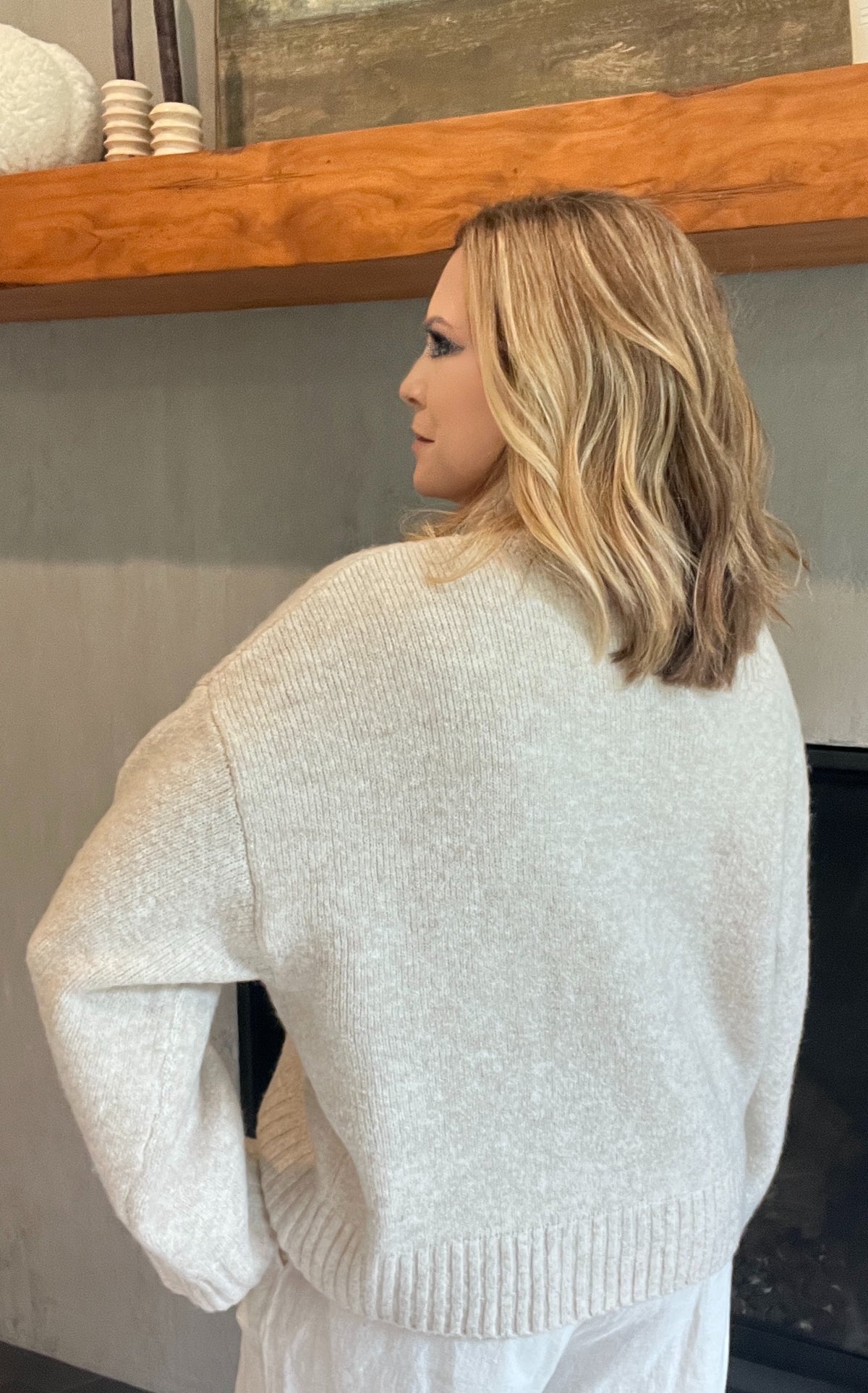 Timberline Chunky Sweater-Natural