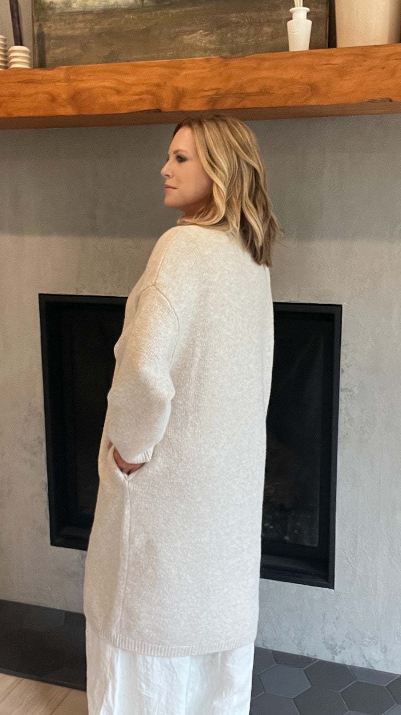 Timberline Cardigan-Natural