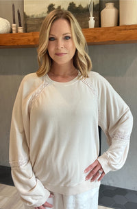 Ella Cotton Pullover-Cream
