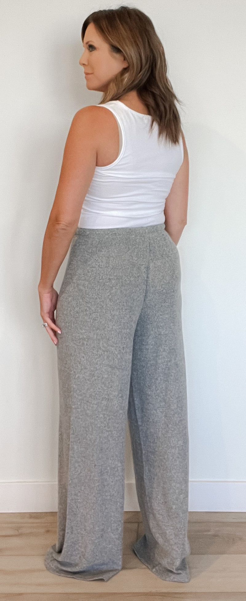 Sunday Lounge Pant-Heather Grey