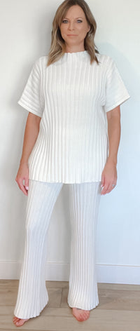 Whitney Cotton Ribbed Pant