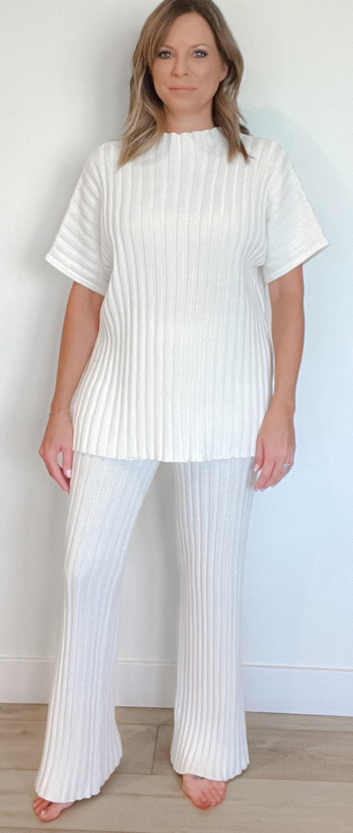 Whitney Cotton Ribbed Pant