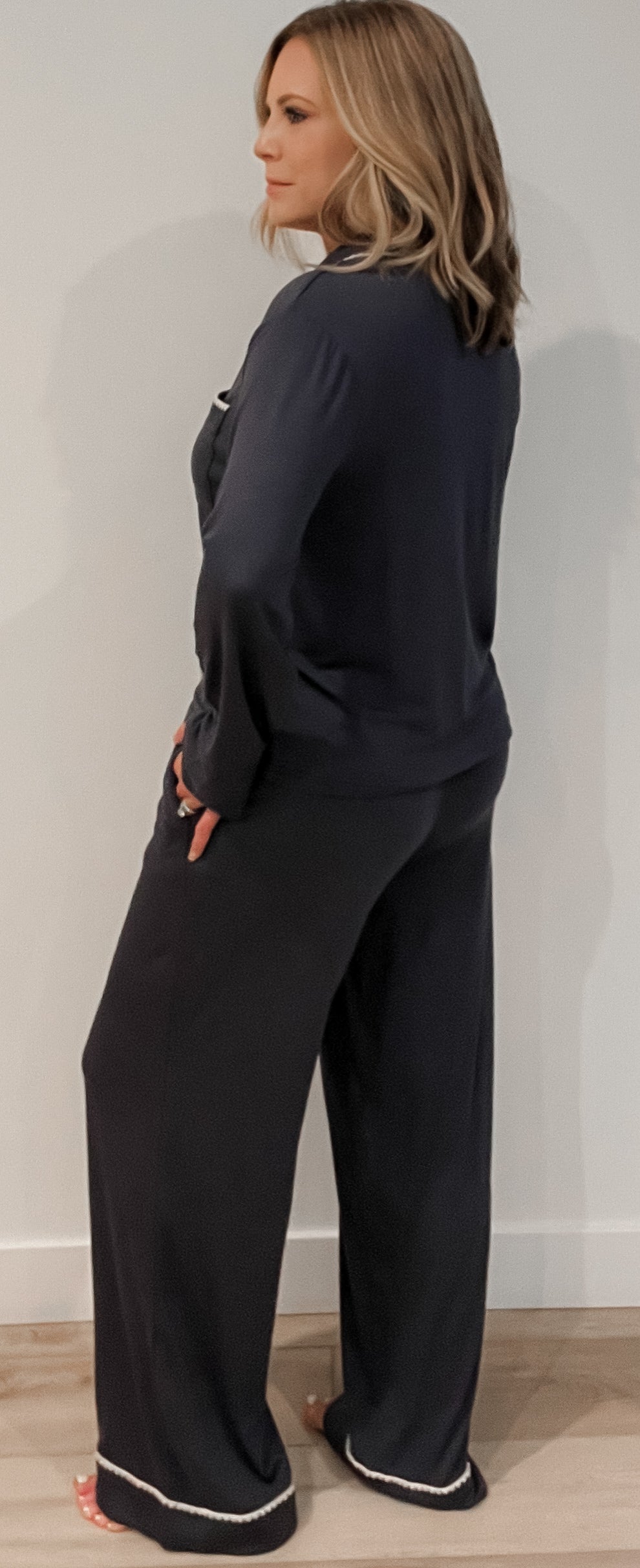 Midnight Pajama Set-Navy