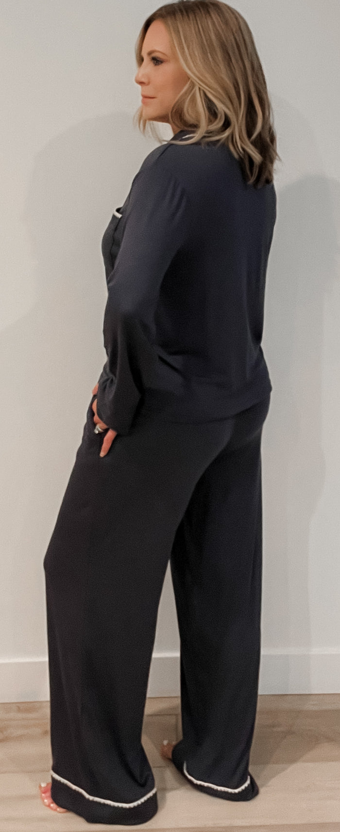 Midnight Pajama Set-Navy