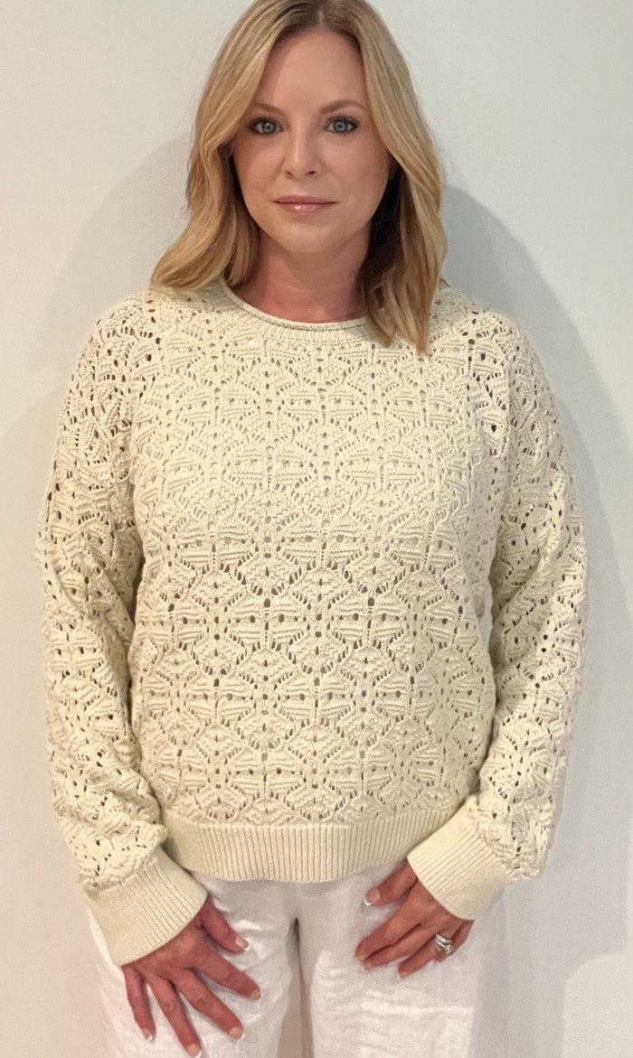 Oatfield Knit Sweater-Natural