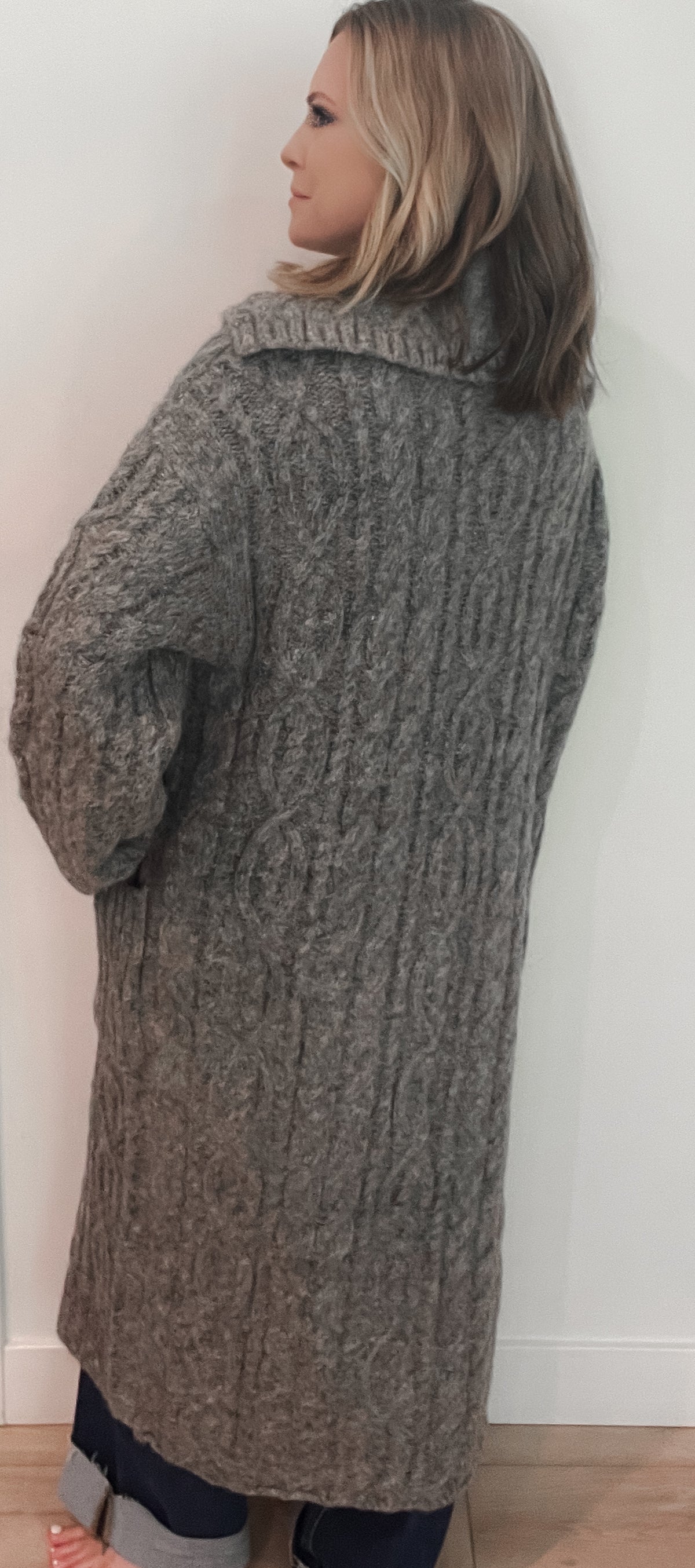 Sunday Fog Duster-Charcoal
