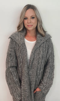 Sunday Fog Duster-Charcoal
