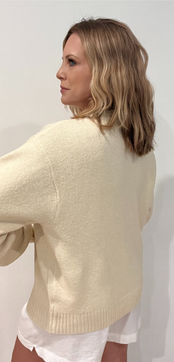 Sable Sweater-Pale Yellow