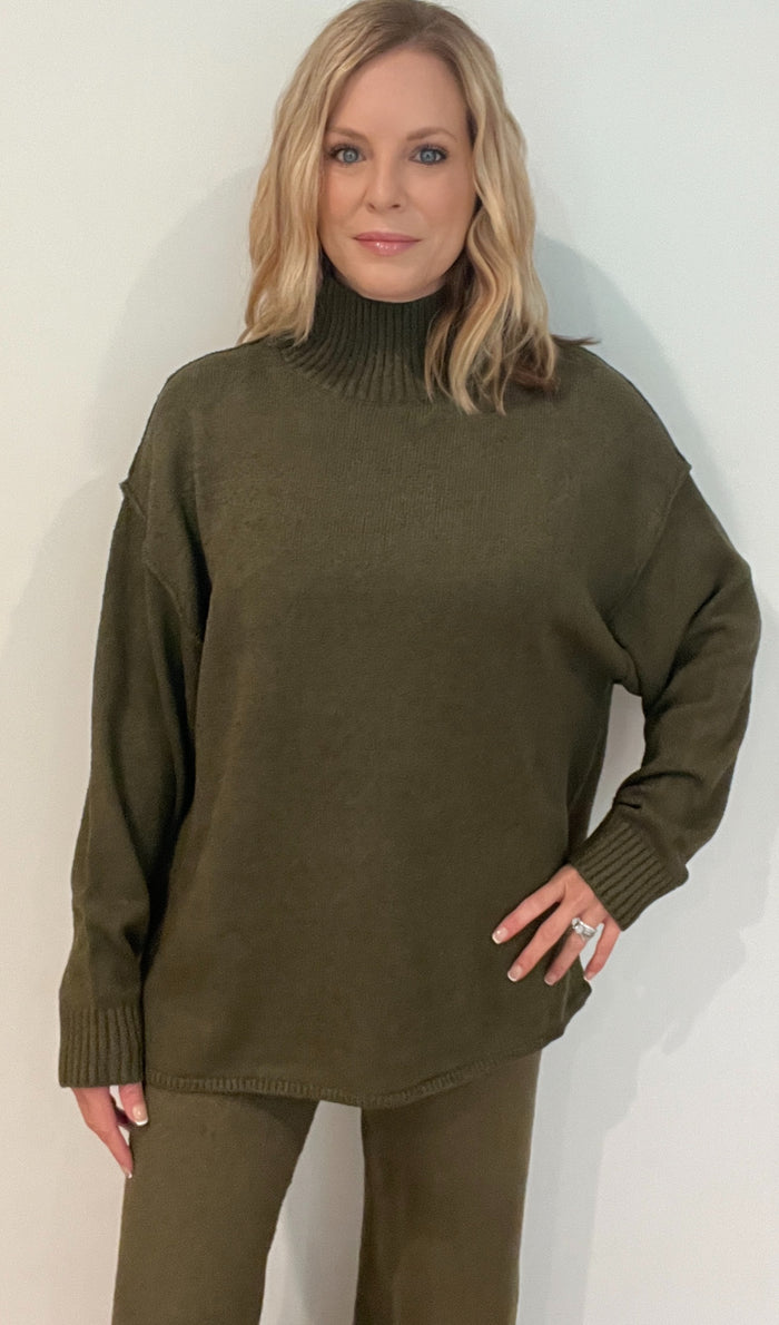 Olivia Sweater-Olive