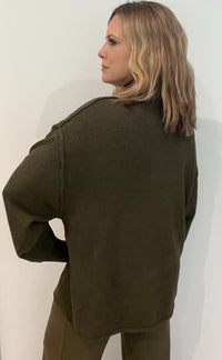 Olivia Sweater-Olive