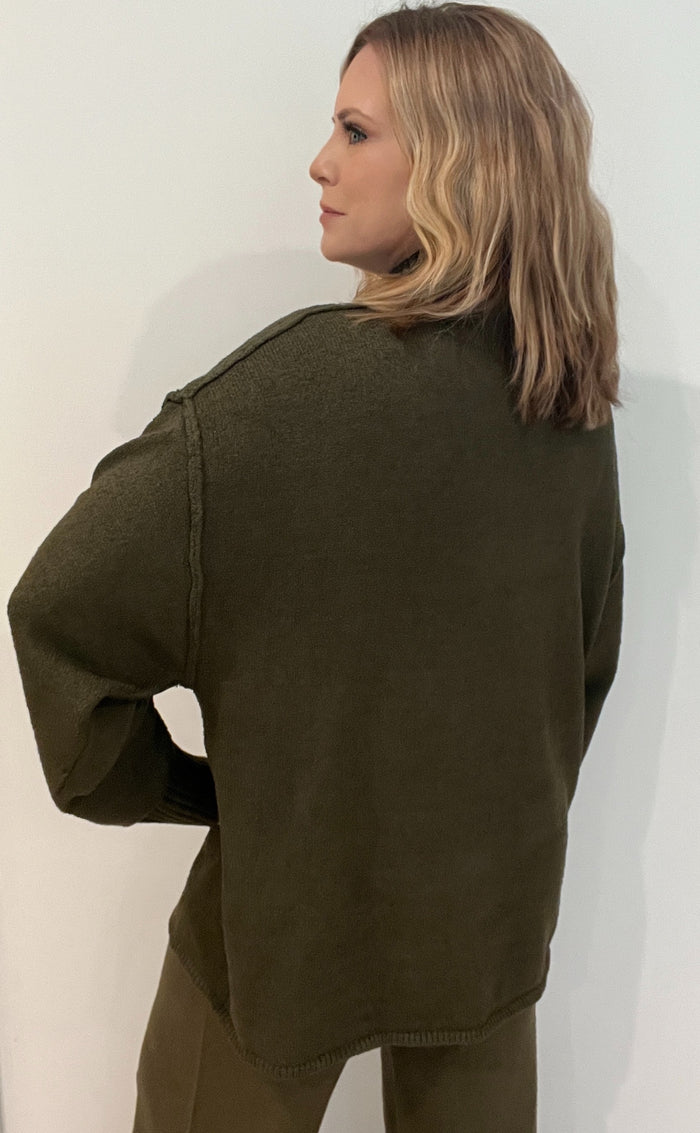 Olivia Sweater-Olive