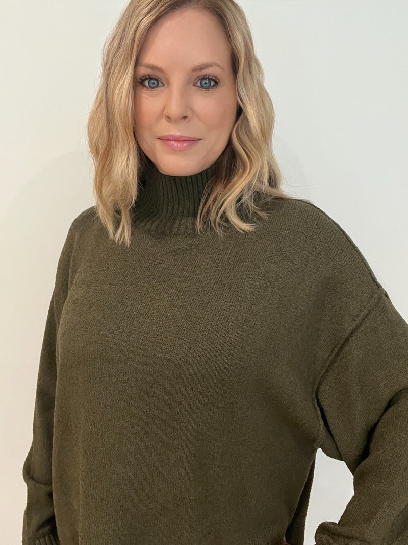 Olivia Sweater-Olive
