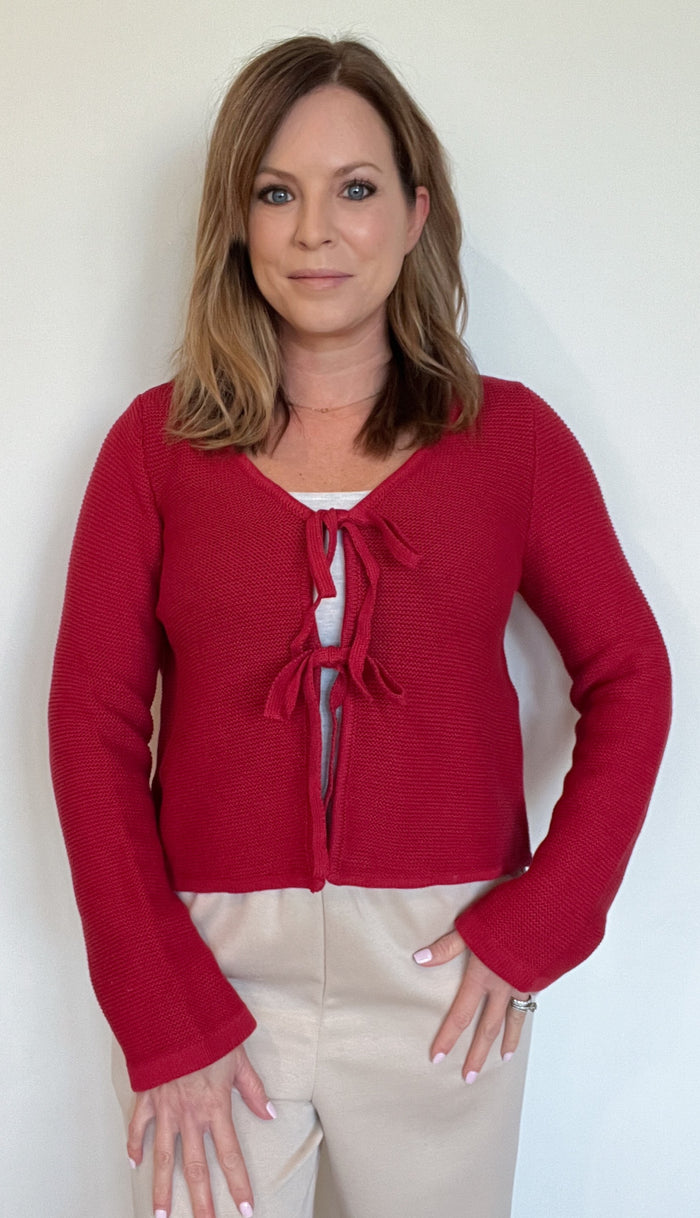 Noelle Tie Front Cardigan